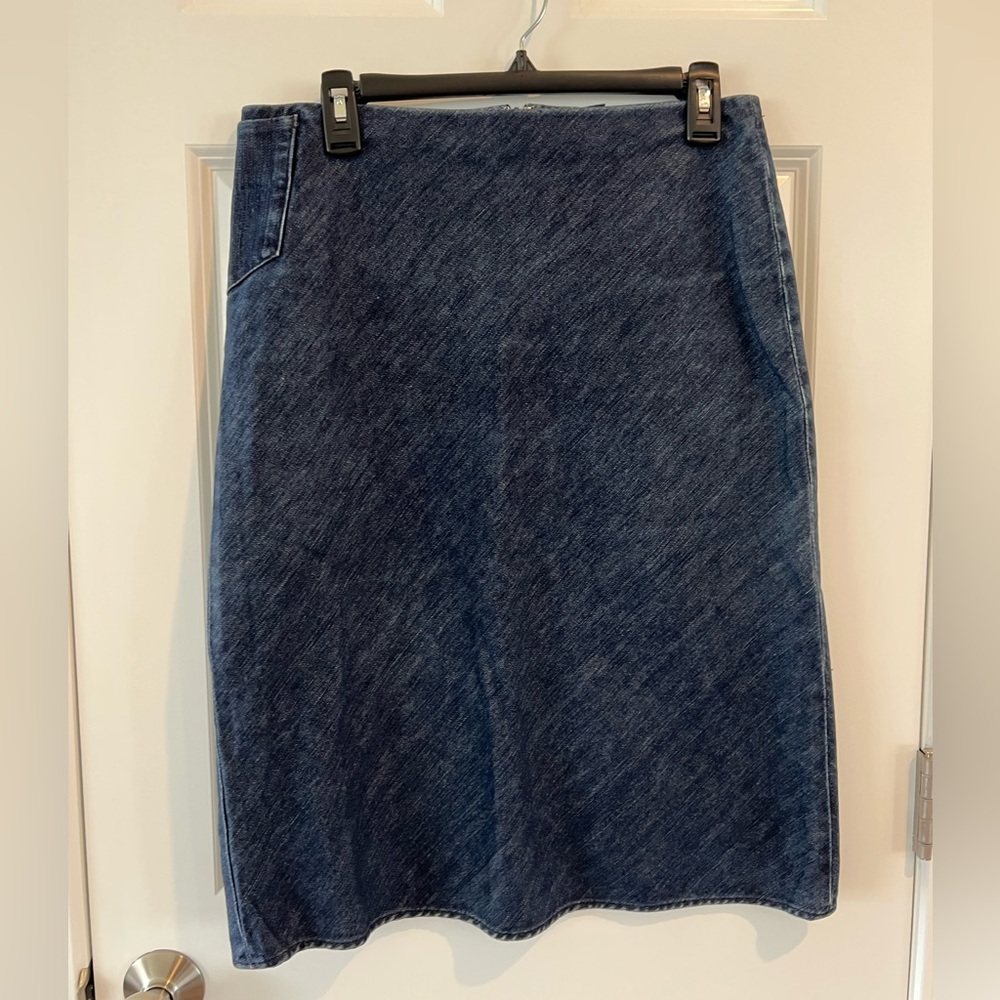 Banana Republic Dark Blue Pencil Skirt